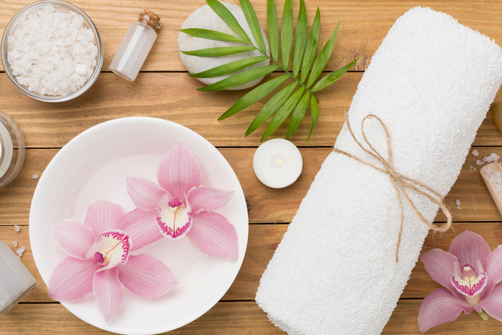 Serene spa ambience